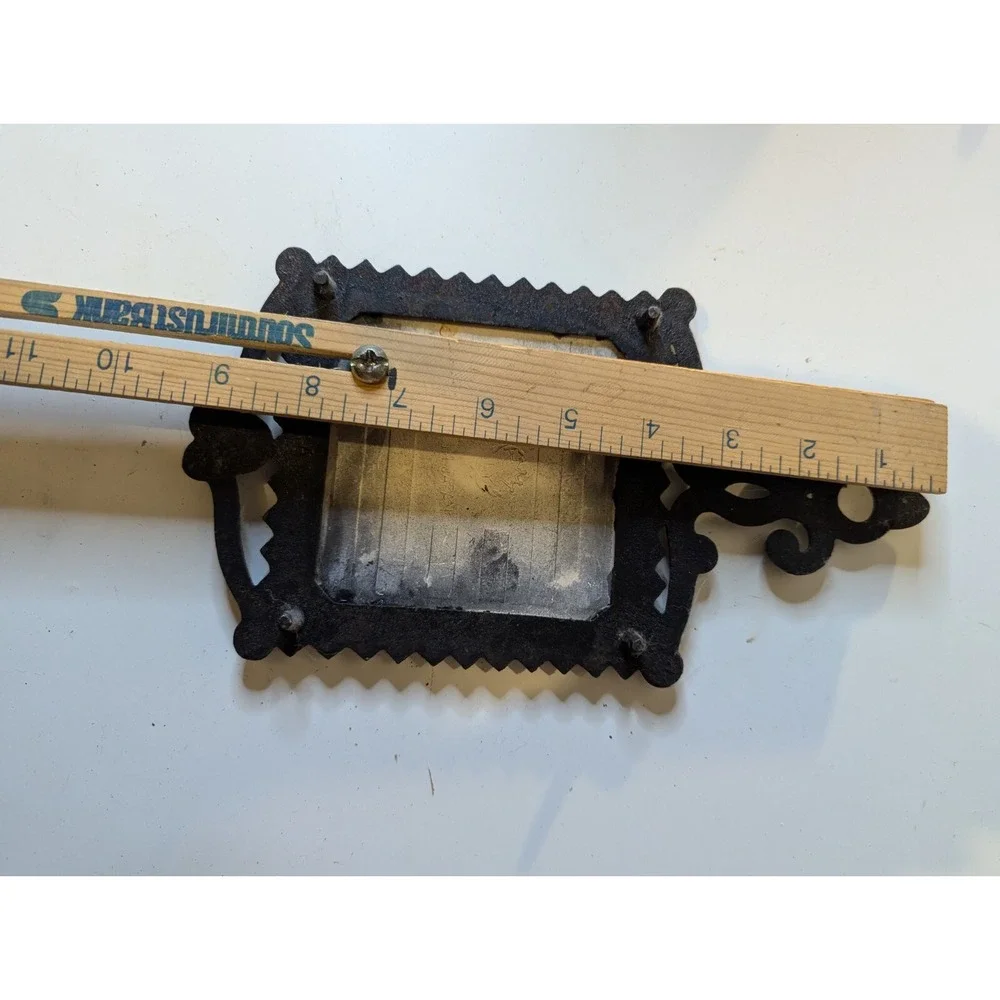 Vintage made in Japan basket of fruit bottle tile / cast iron kitchen trivet - Picture 3 of 3